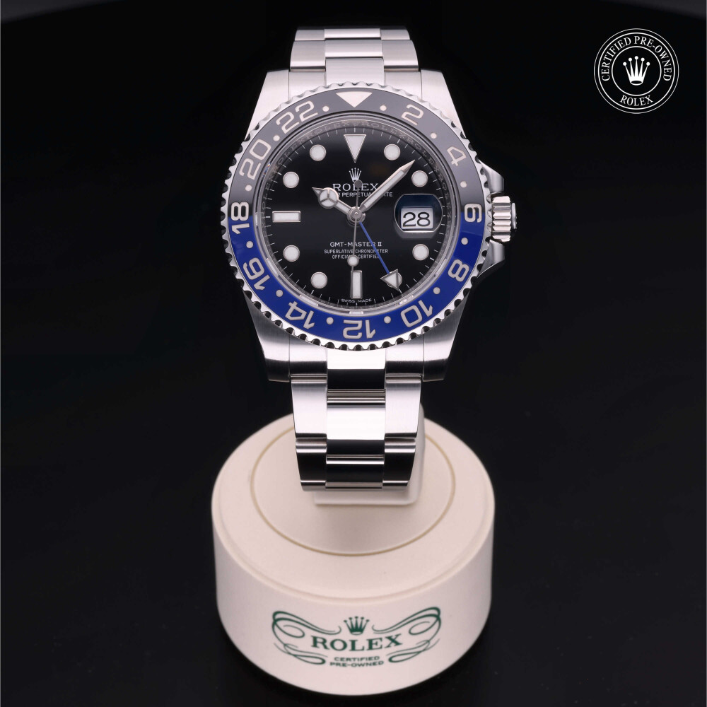 Rolex Certified Pre Owned GMT Master II 40 mm M116710BLNR 0002