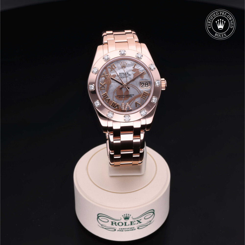 Rolex pearlmaster 34 on sale rose gold price