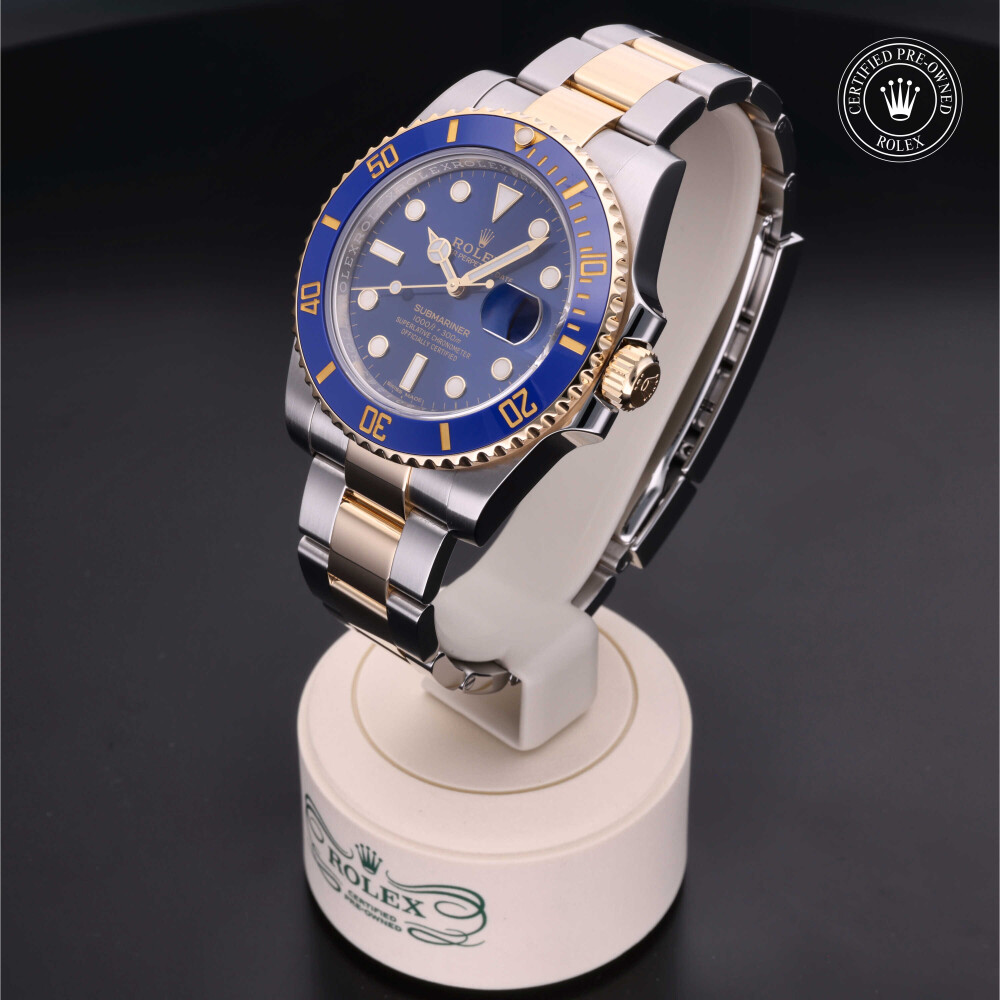 Submariner blue face two on sale tone