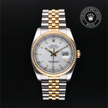 Two tone sale 36mm rolex