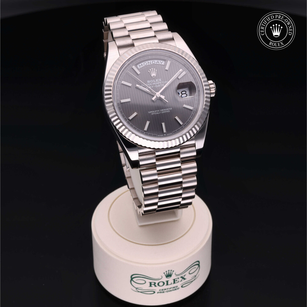 Pre owned rolex day date 40 new arrivals