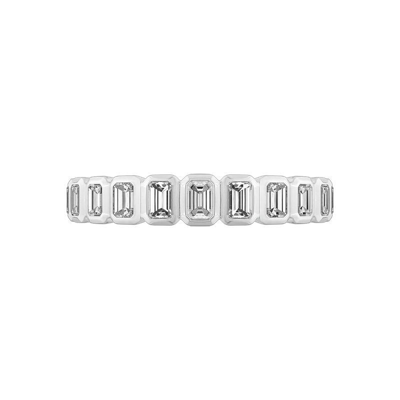 Grace Emerald Cut Eternity Ring