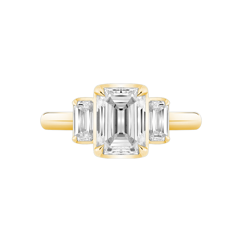 Ely, Emerald Cut