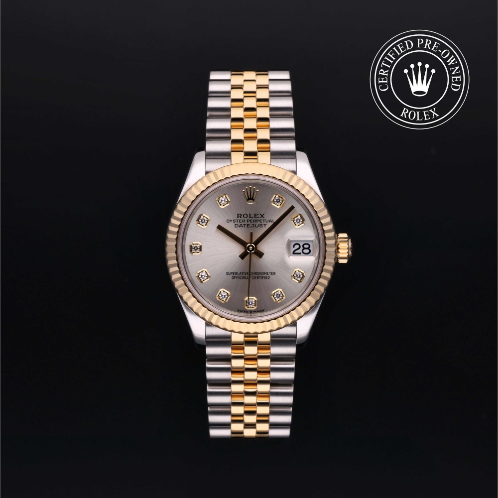 Pre owned ladies rolex datejust 31mm sale