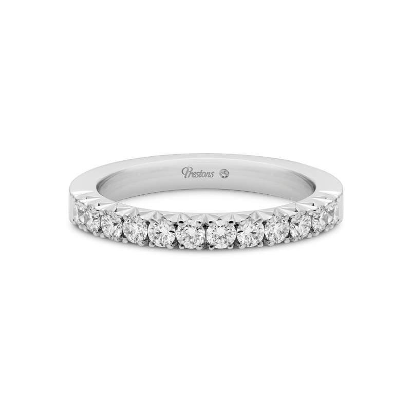 Fishtail Diamond Wedding Ring