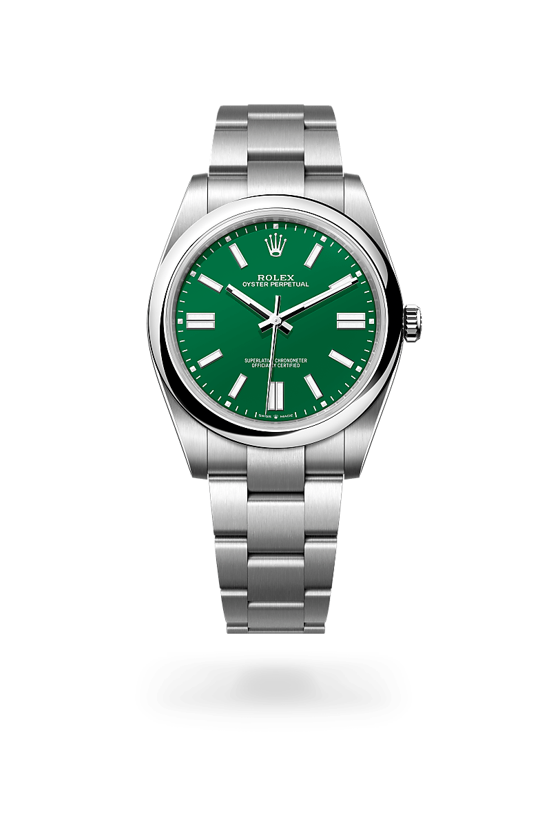 Rolex Oyster Perpetual 41 in Oystersteel, M124300-0005 at Prestons