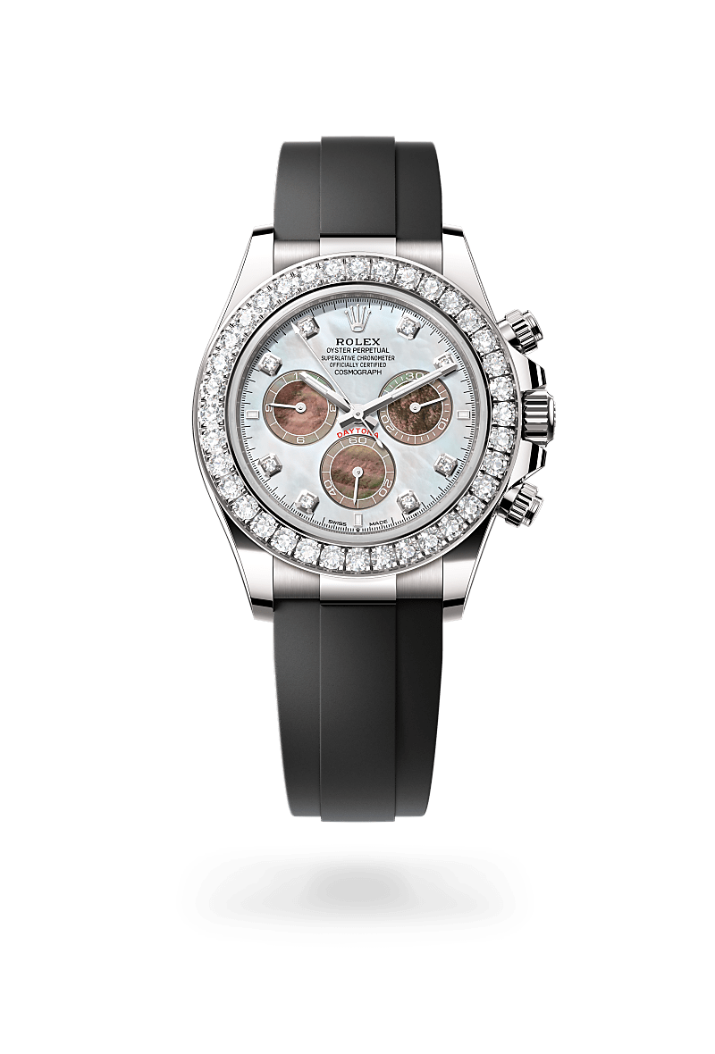 Rolex Cosmograph Daytona in 18 ct white gold, M126589RBR-0001 at Prestons