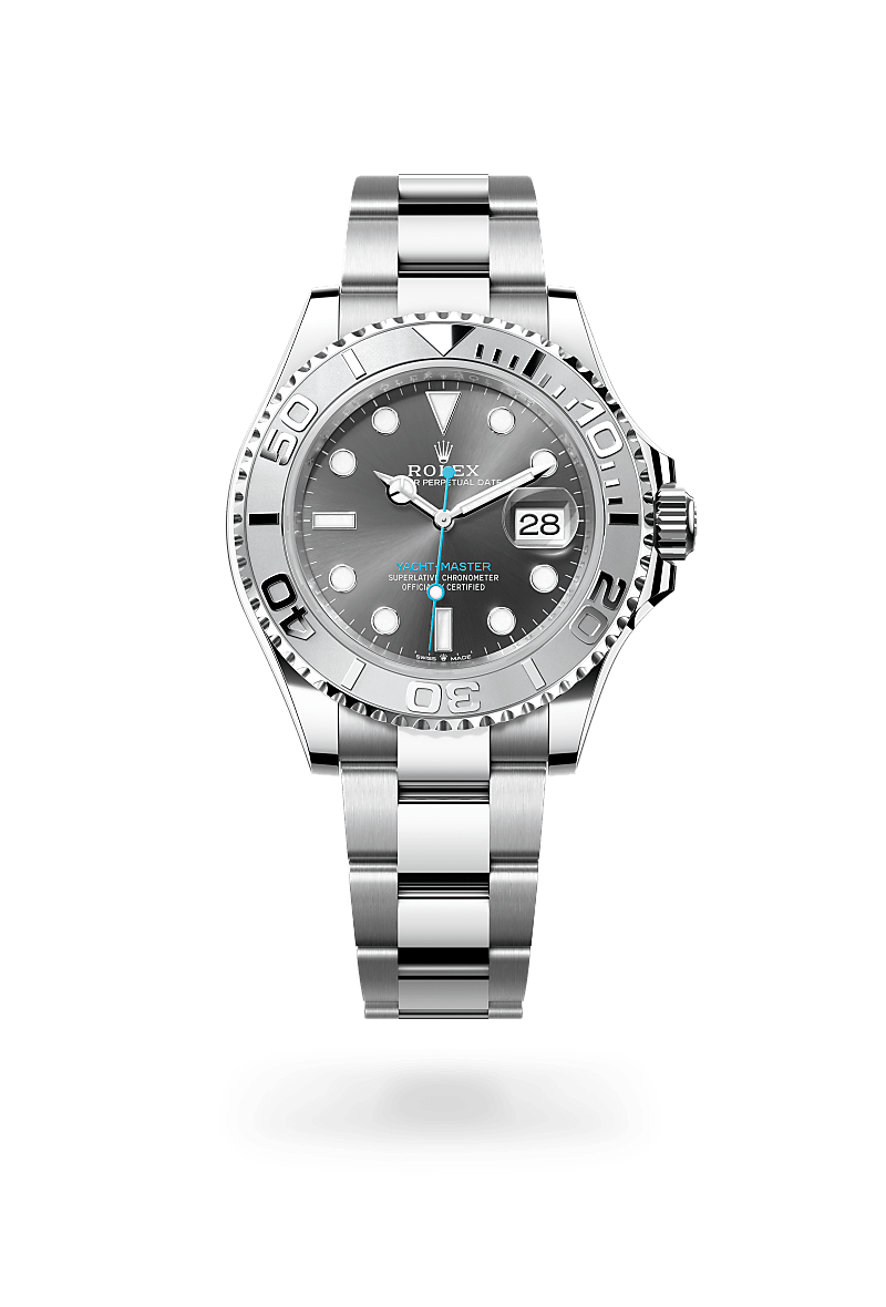 Rolex Yacht-Master 40 in Rolesium - combination of Oystersteel and platinum, M126622-0001 at Prestons