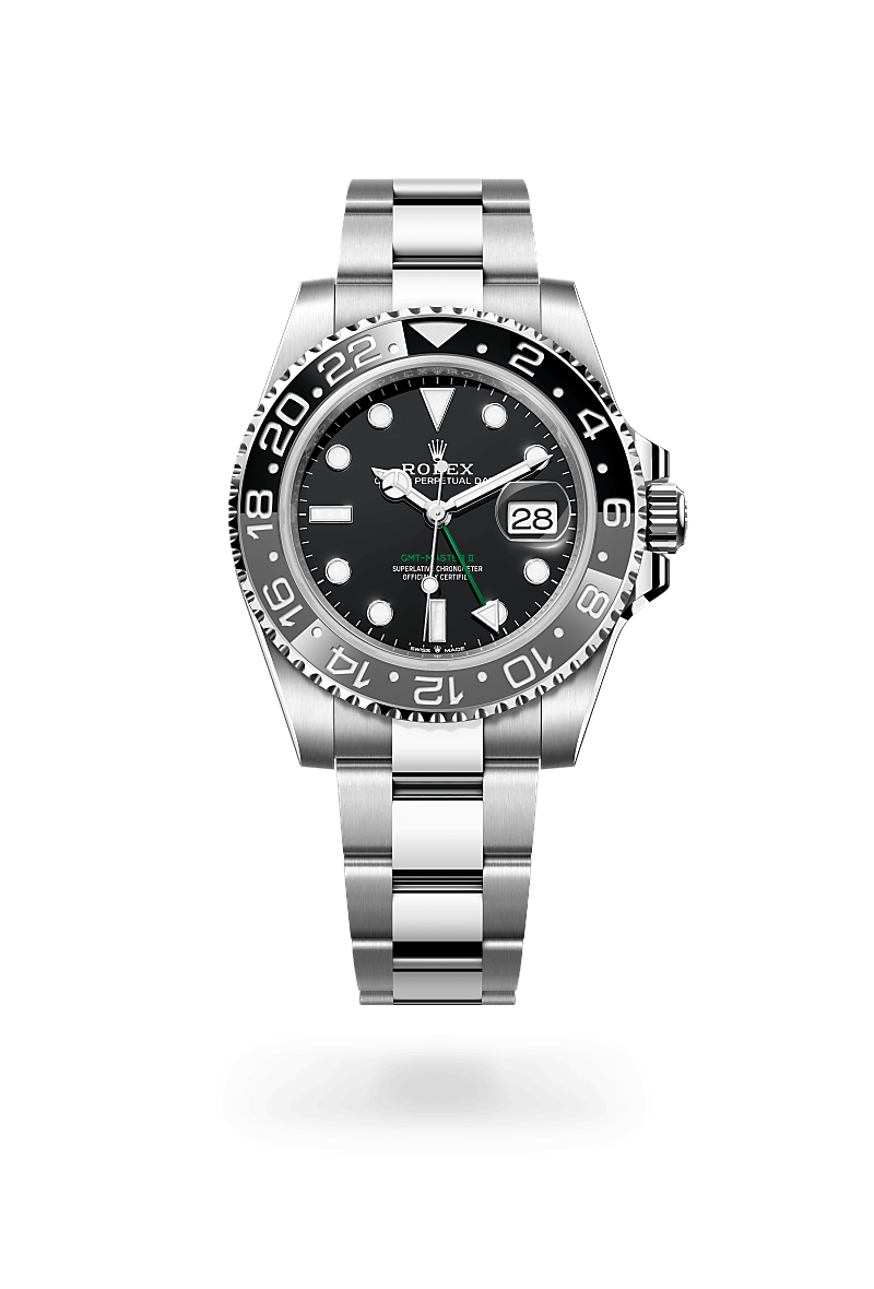 Rolex GMT-Master II in Oystersteel, M126710GRNR-0004 at Prestons