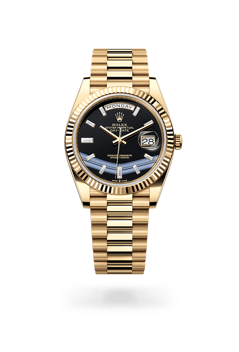 Rolex Day-Date 40 in 18 ct yellow gold, M228238-0059 at Prestons