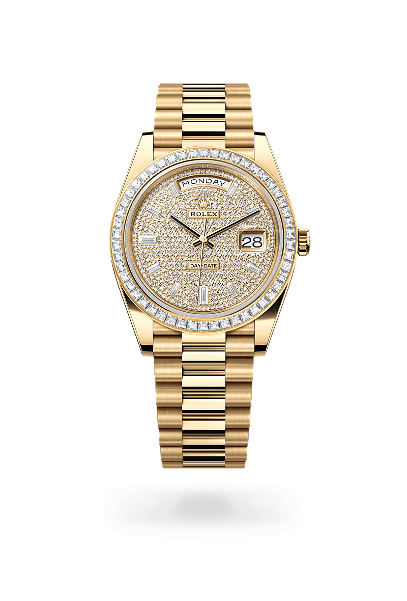 Rolex Day-Date 40 in 18 ct yellow gold, M228398TBR-0036 at Prestons