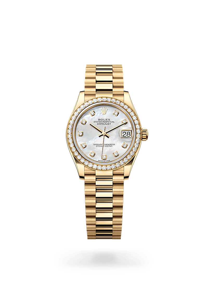 Rolex Datejust 31 in 18 ct yellow gold, M278288RBR-0006 at Prestons