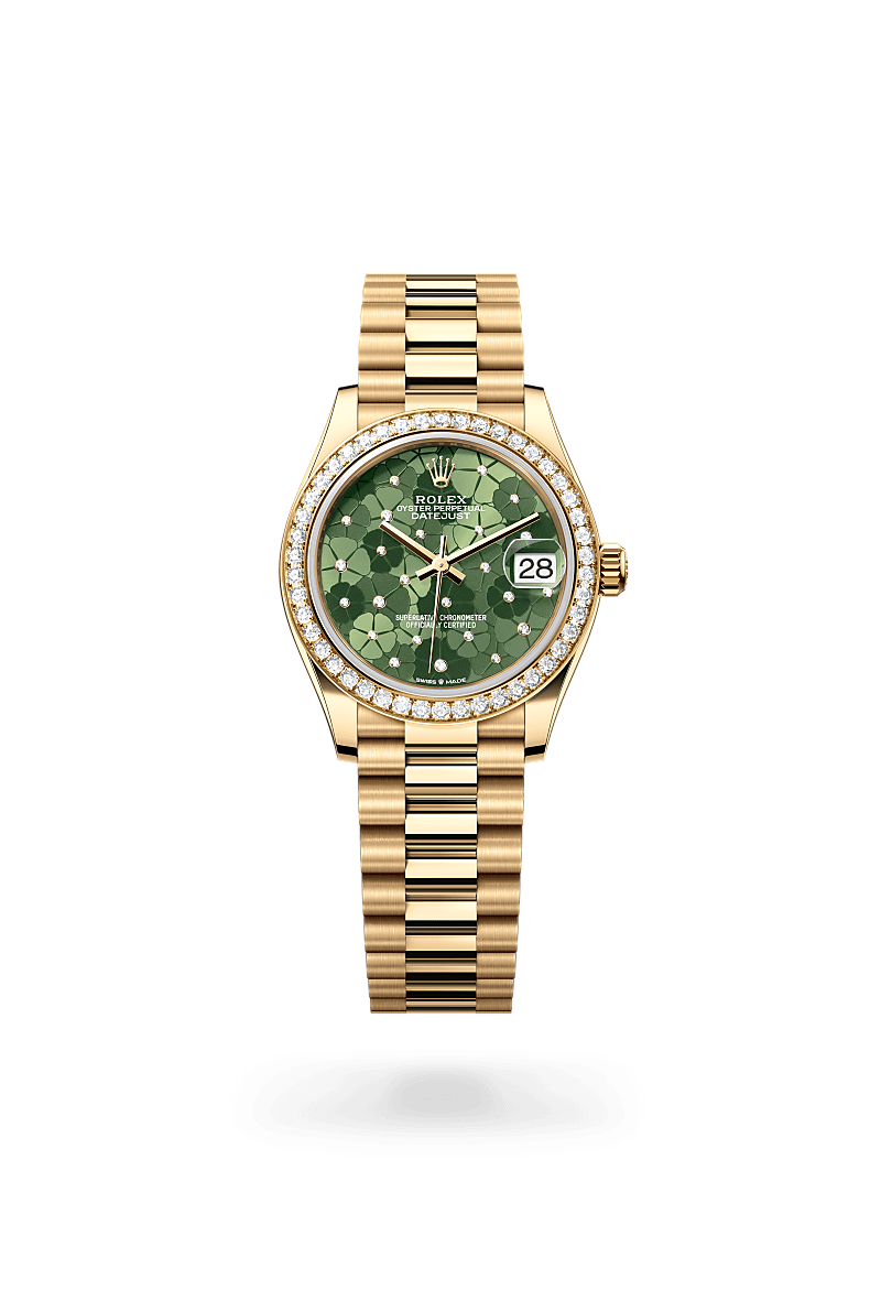 Rolex Datejust 31 in 18 ct yellow gold, M278288RBR-0038 at Prestons