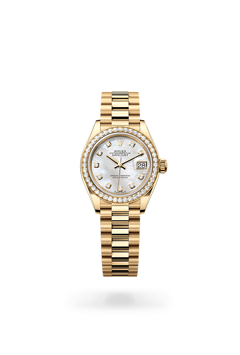 Rolex Lady-Datejust in 18 ct yellow gold, M279138RBR-0015 at Prestons
