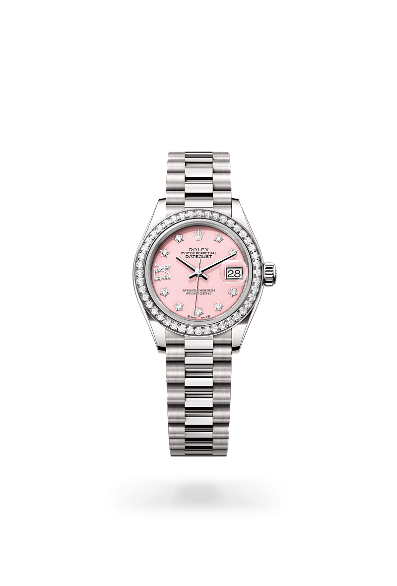 Rolex Lady-Datejust in 18 ct white gold, M279139RBR-0002 at Prestons