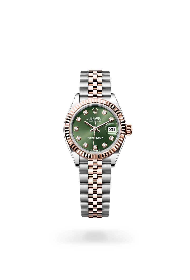 Rolex Lady-Datejust in Everose Rolesor - combination of Oystersteel and Everose gold, M279171-0007 at Prestons