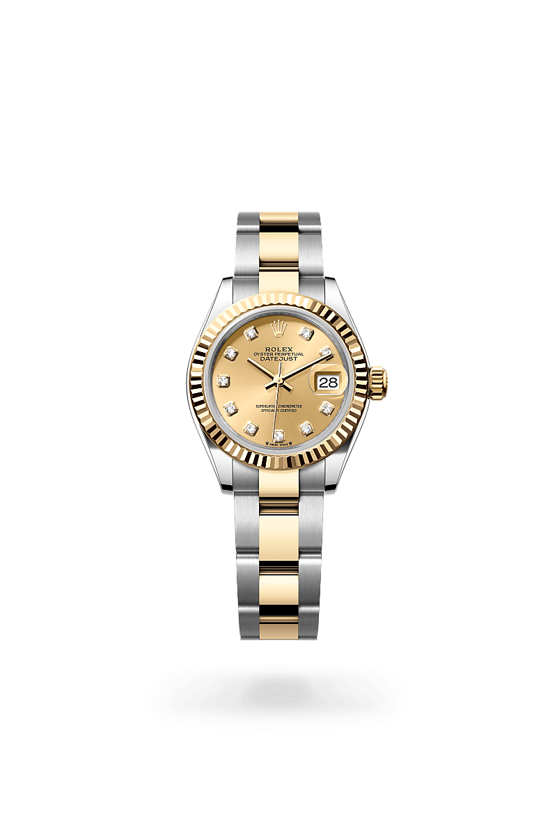 Rolex Lady-Datejust in Yellow Rolesor - combination of Oystersteel and yellow gold, M279173-0012 at Prestons