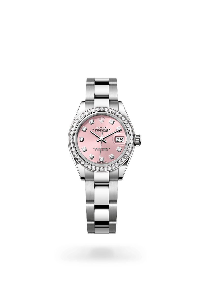 Rolex Lady-Datejust in White Rolesor - combination of Oystersteel and white gold, M279384RBR-0004 at Prestons
