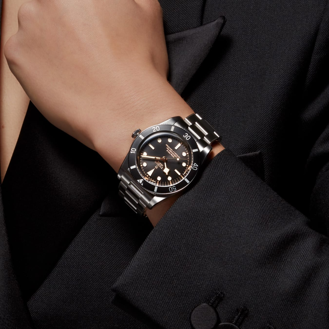 TUDOR Black Bay 54 37mm stainless steel case with polished and satin finish - M79000N-0001 at Prestons